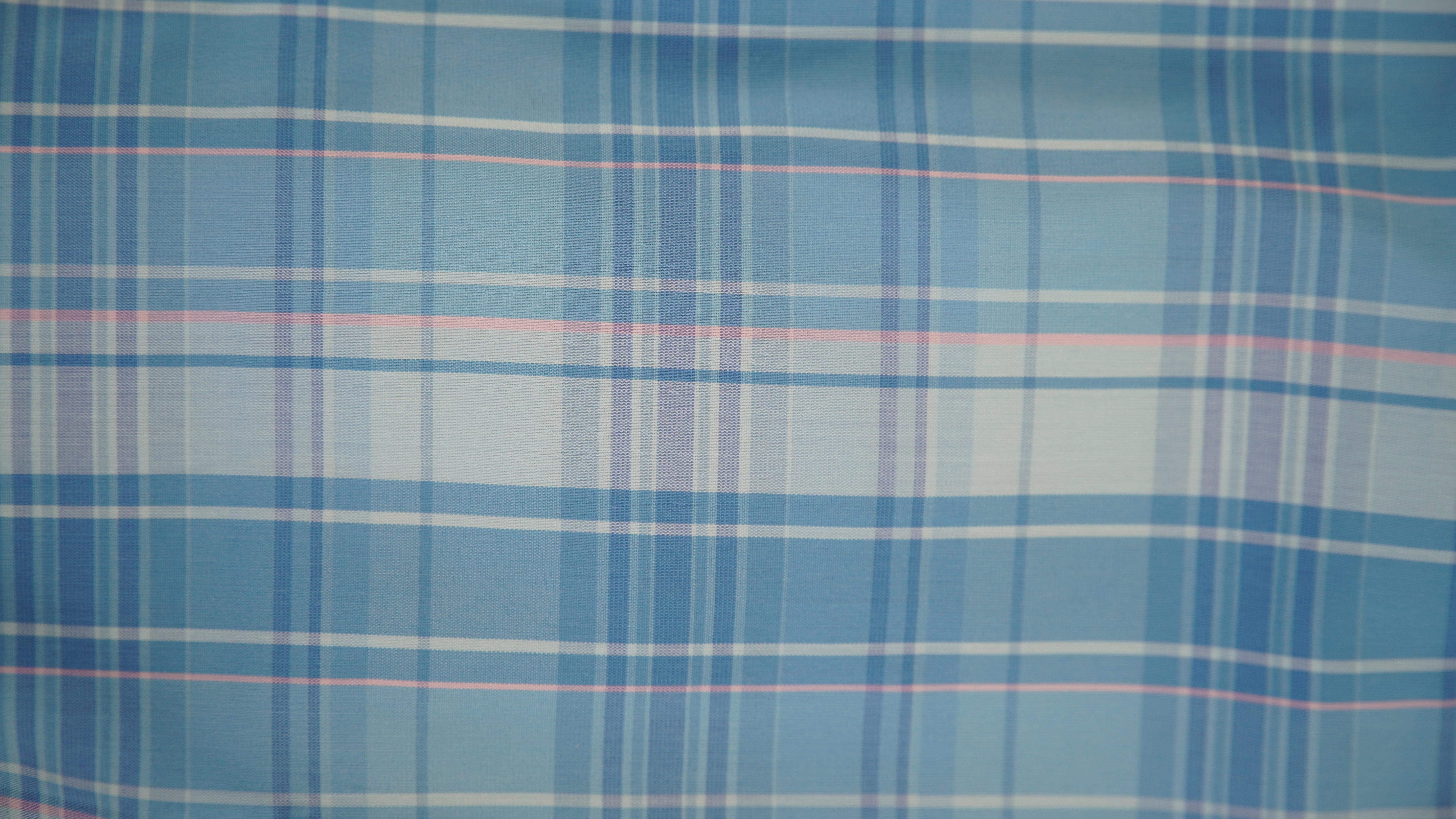 Blue Check Lounge Pants with Button