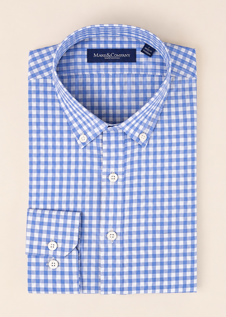Multi Check Blue & White Button Down