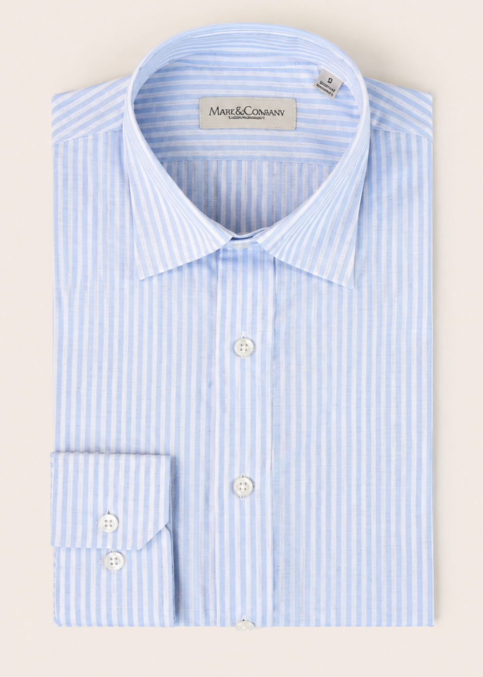Multi Stripe Spread Collar