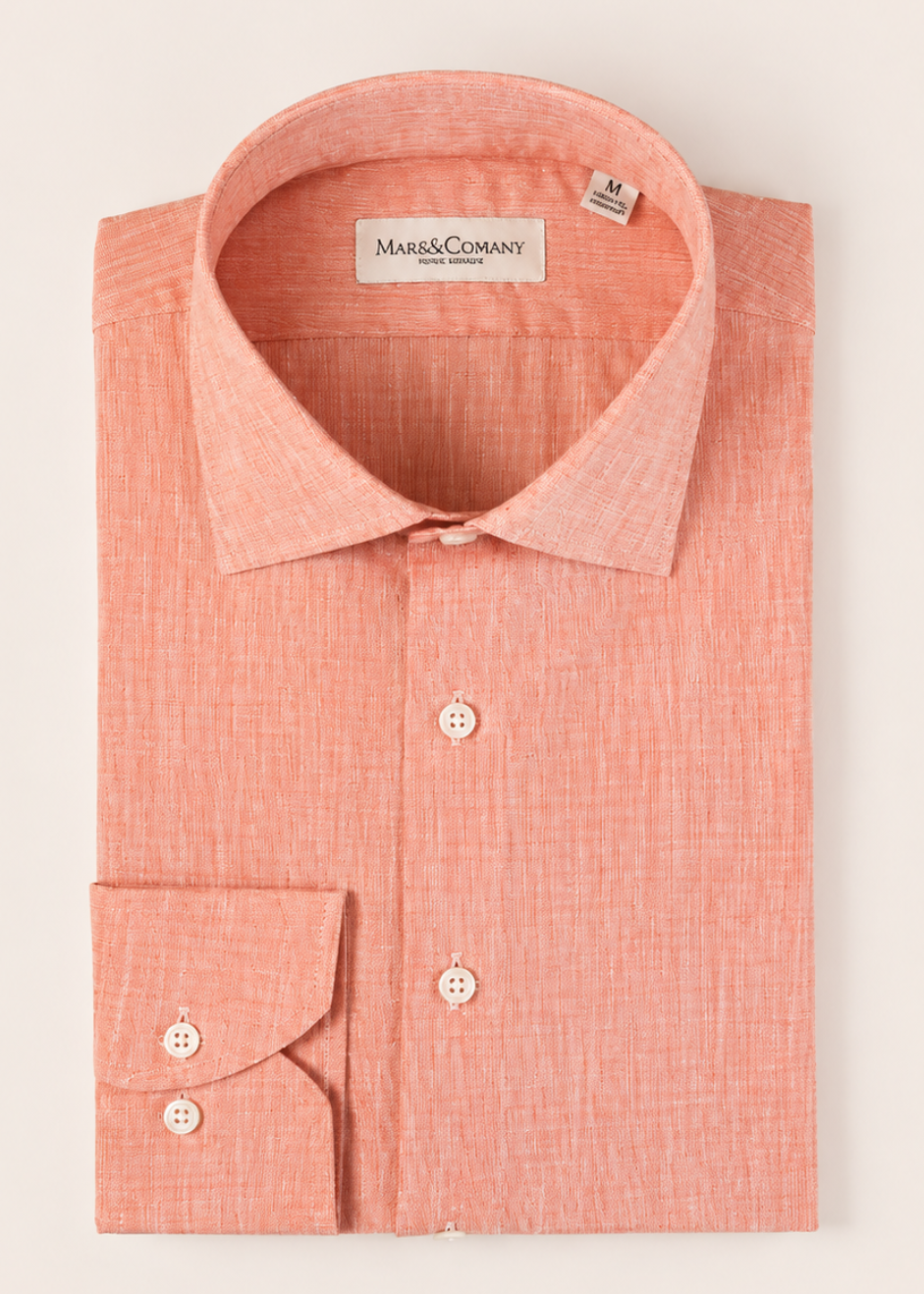 Linen Like Spread Collar