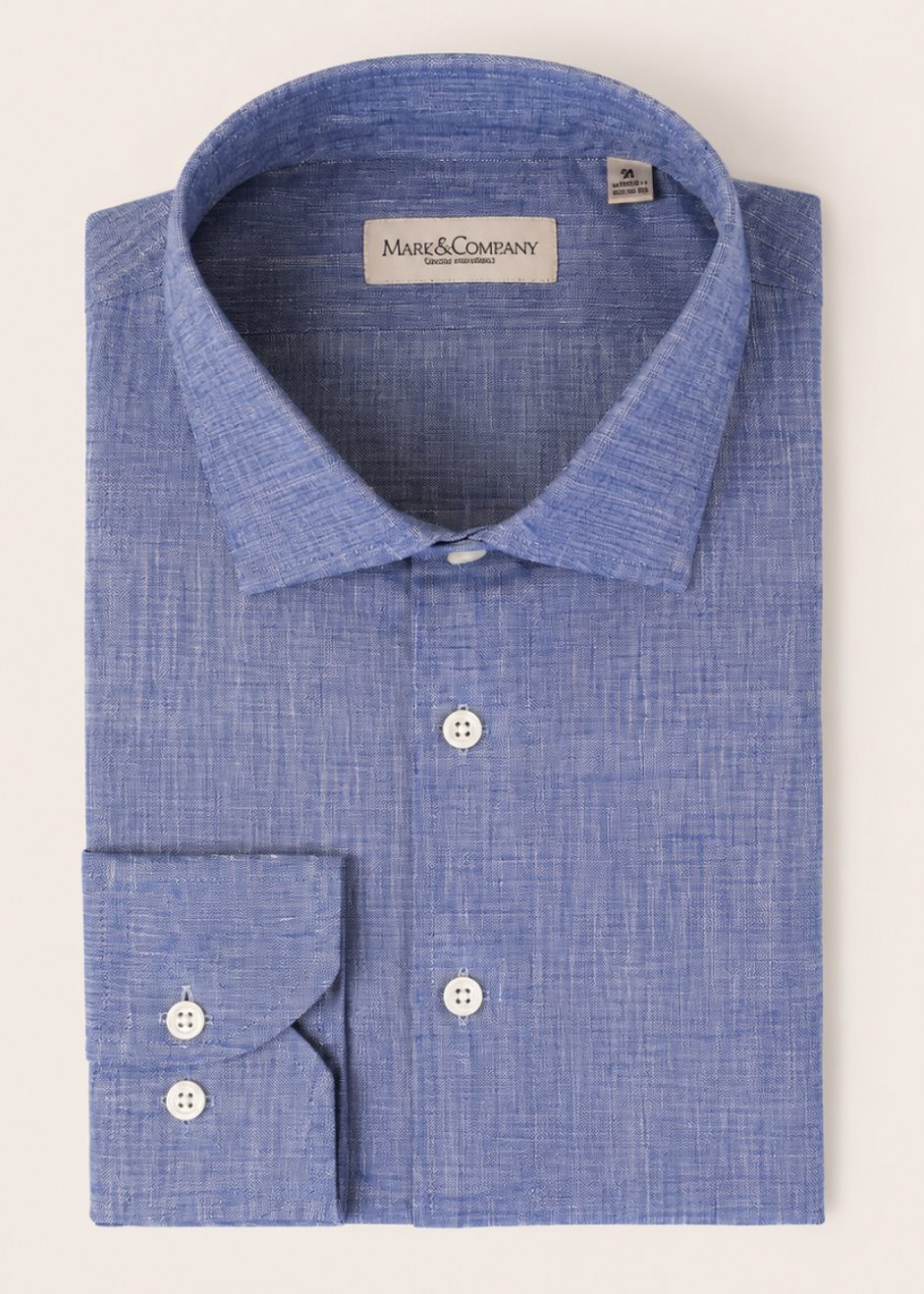 Linen Like Spread Collar
