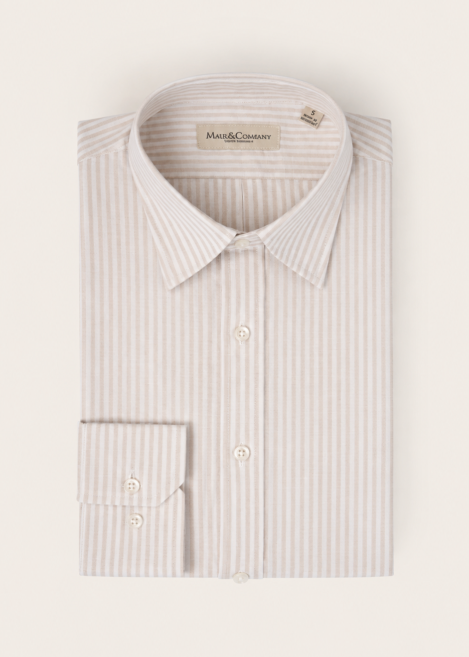 Multi Stripe Spread Collar