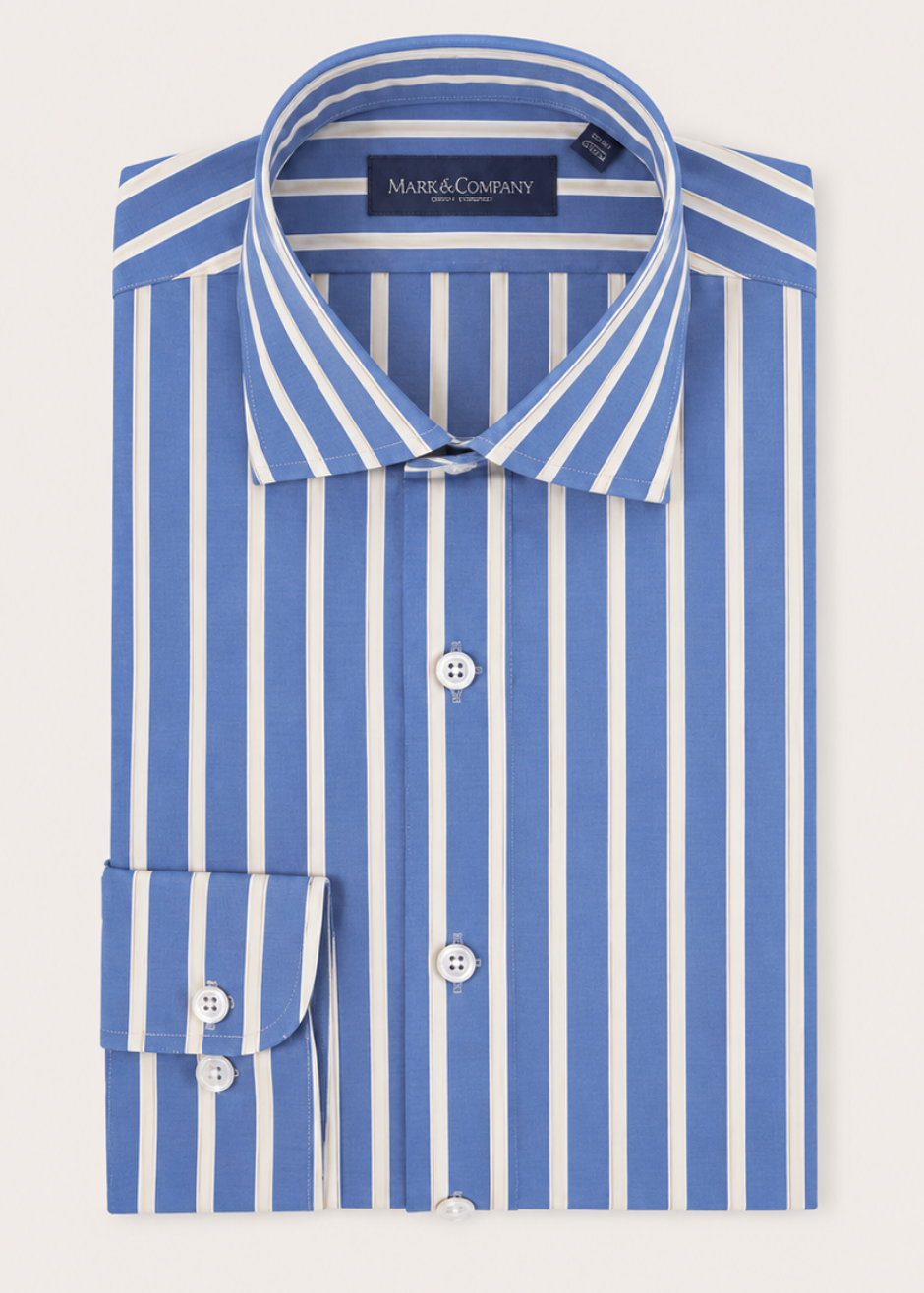 Multi Stripe Blue & White