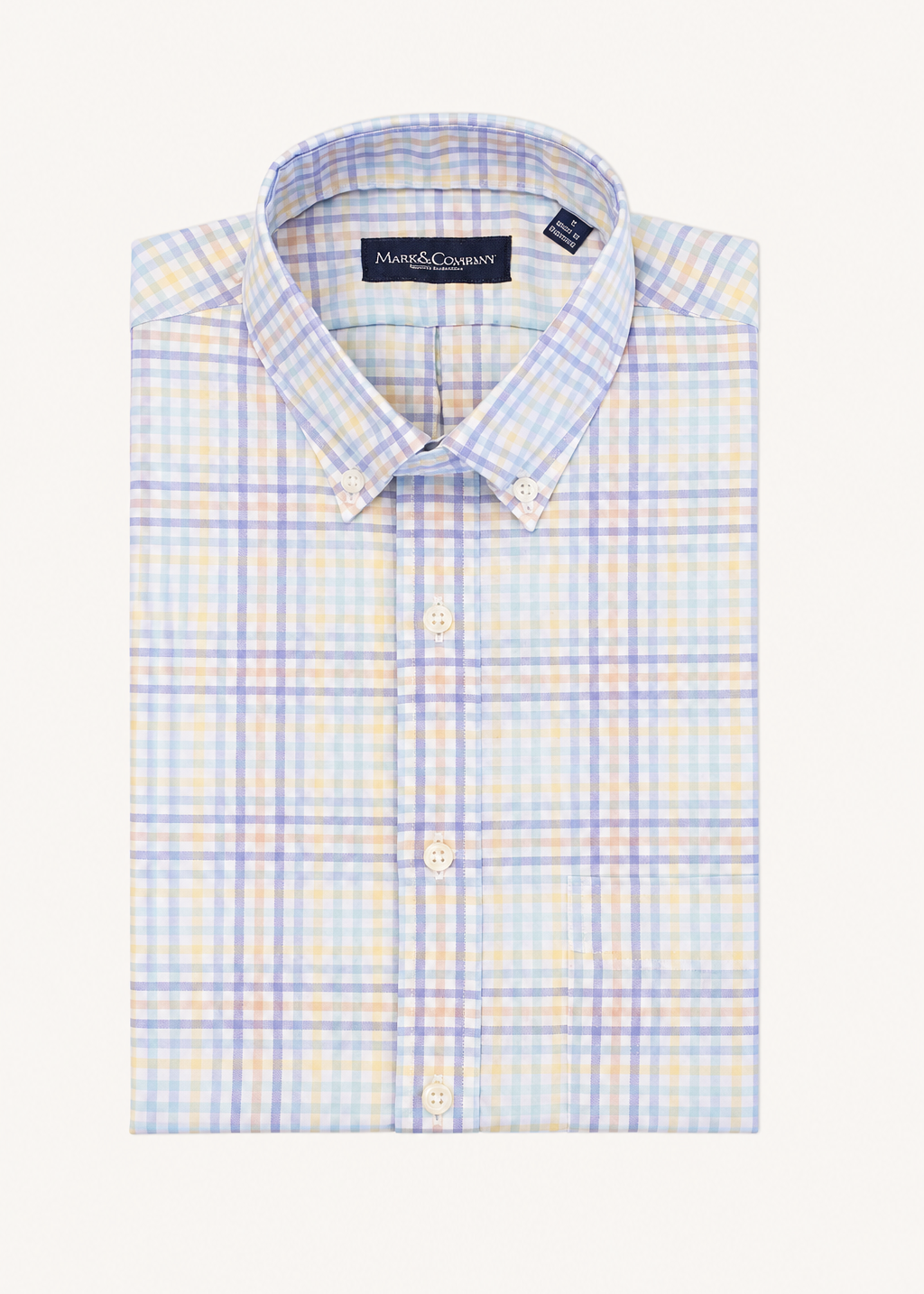 Multi Check Pastels Button Down