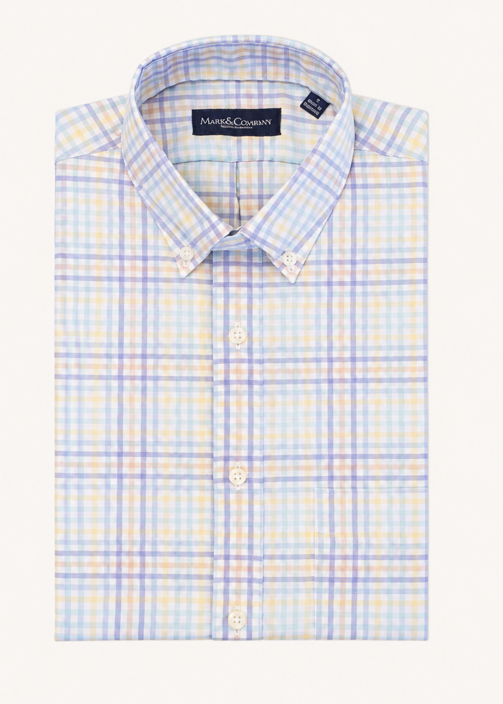 Multi Check Pastels Button Down
