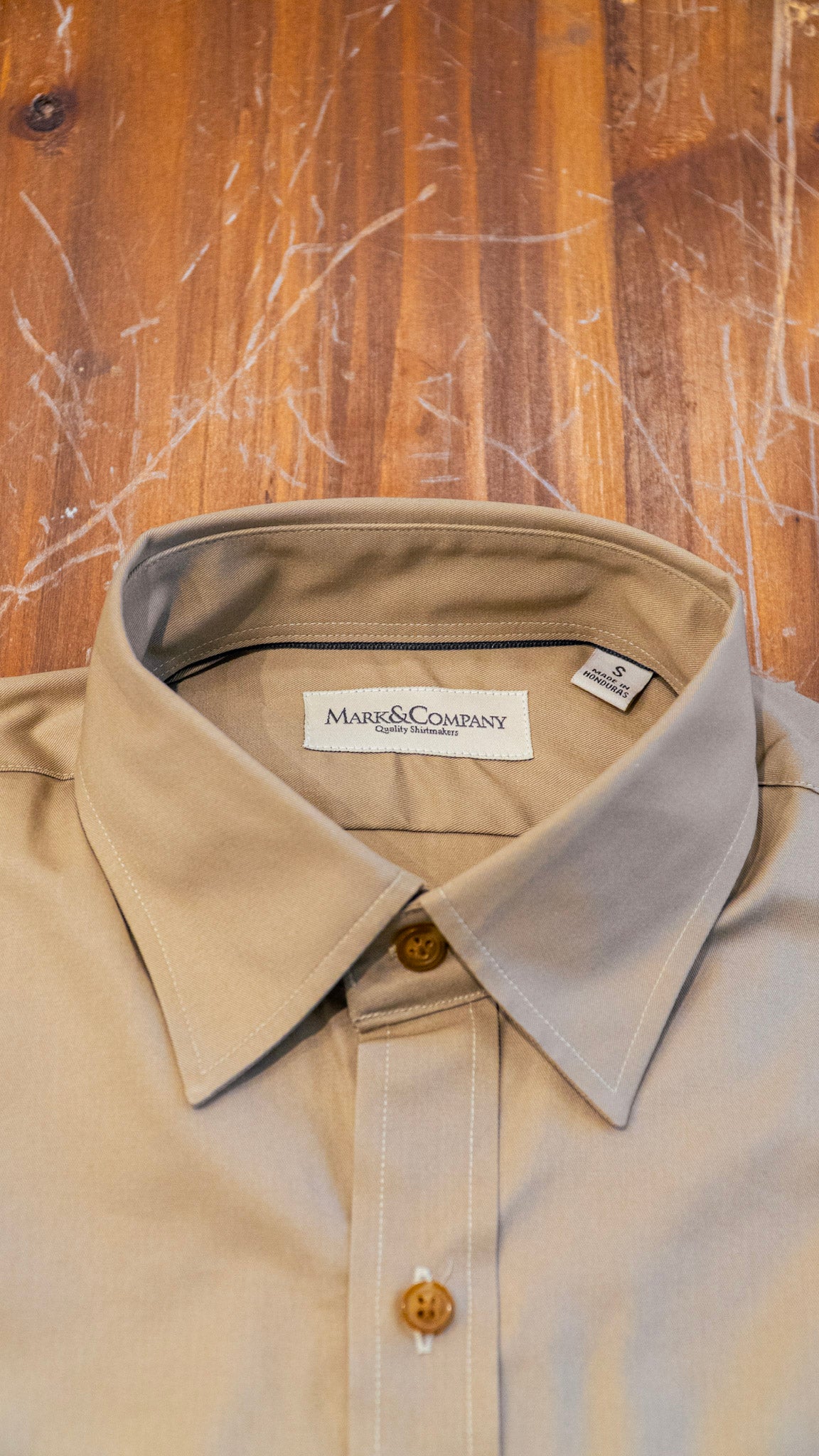 Spread Collar Safari Shirt