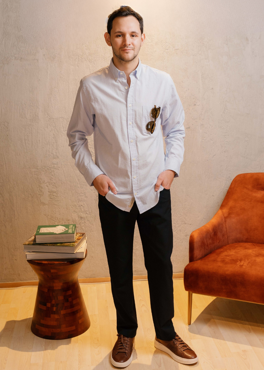 Seersucker Button Down