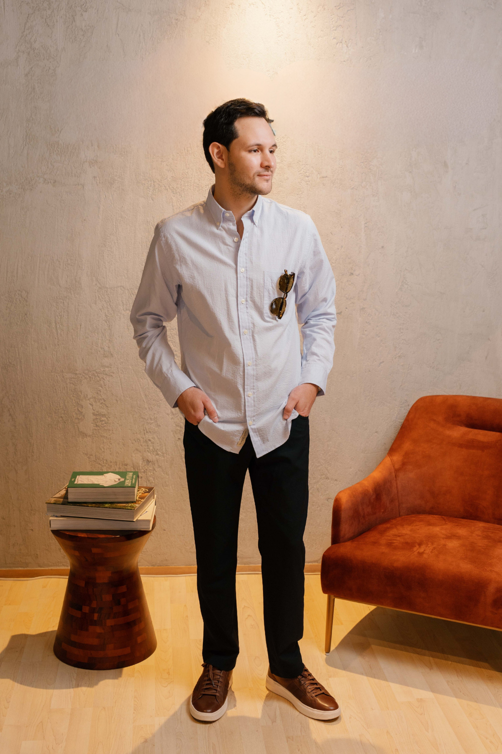 Seersucker Button Down