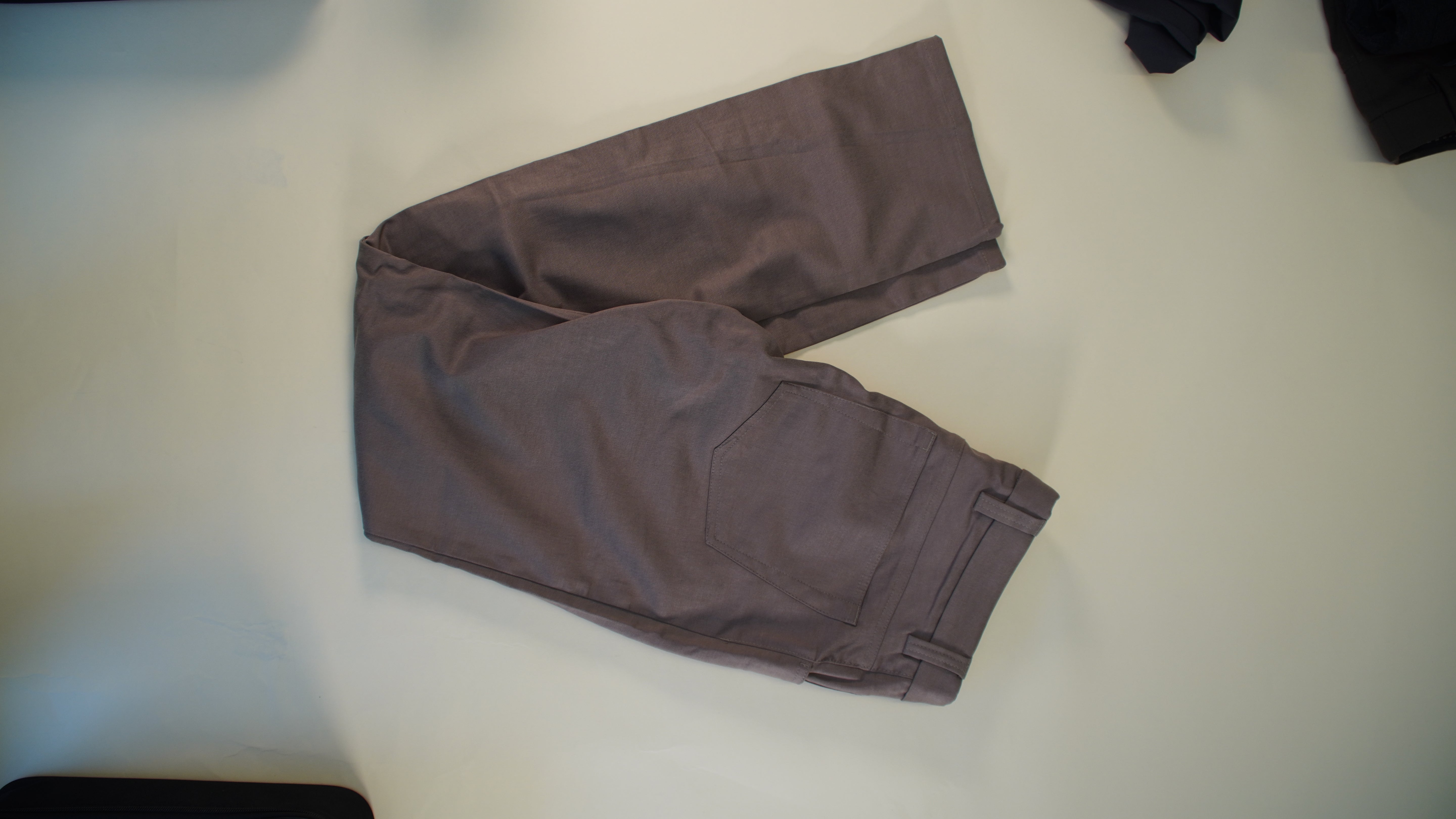 Twill Taupe Stretch Pants