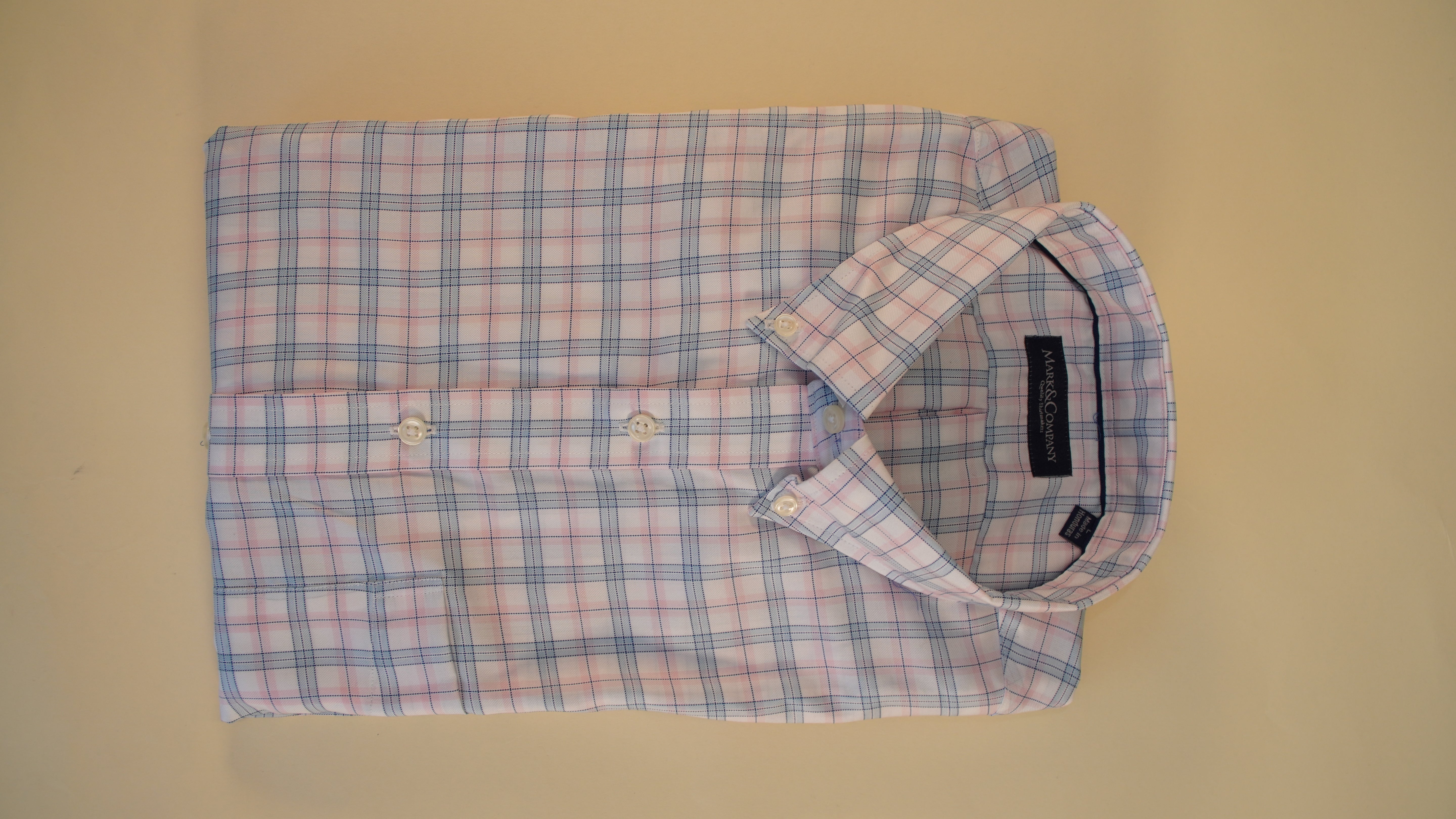 Multi Check Blue and Pink Button Down