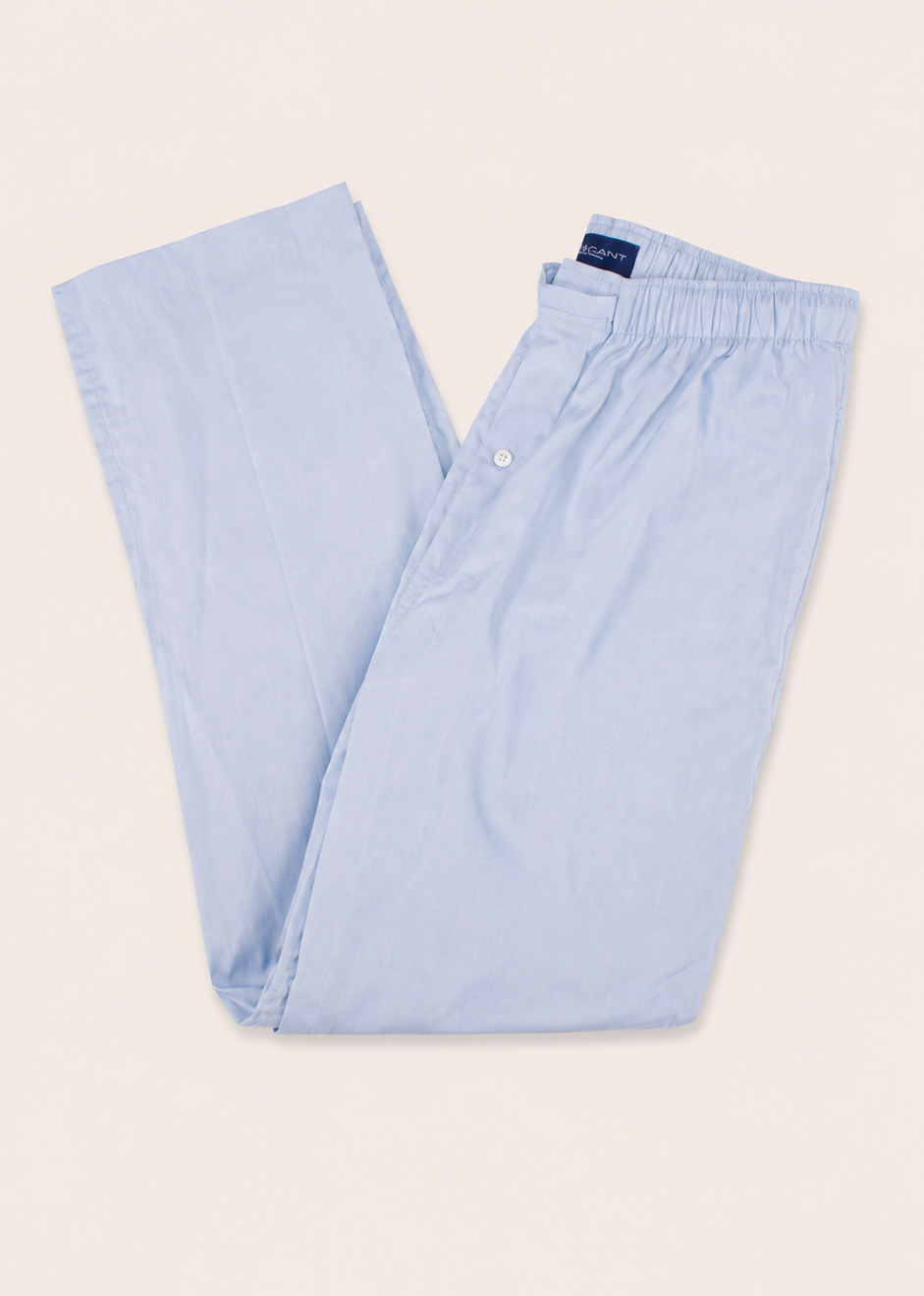 Blue Solid Lounge Pants