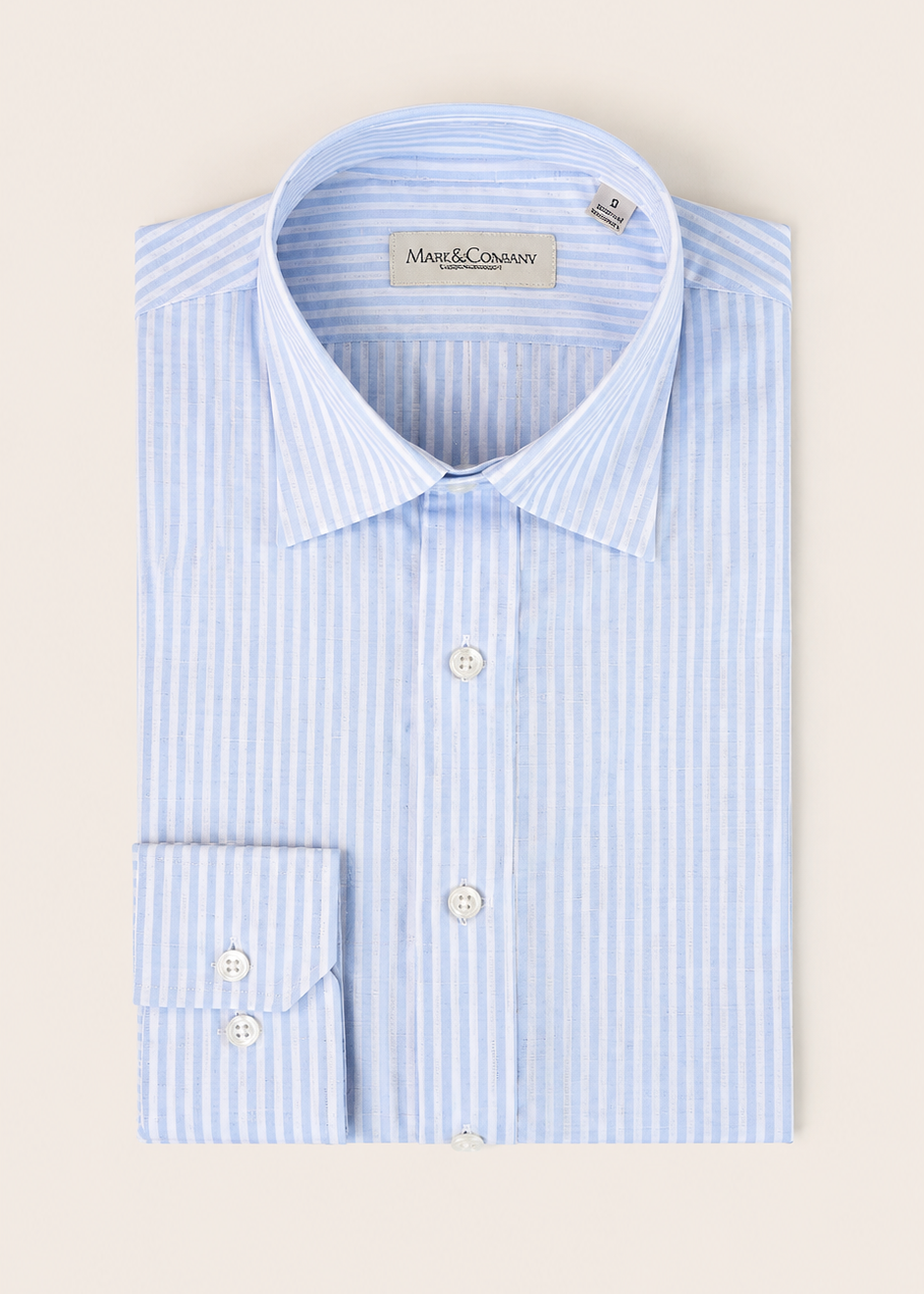 Multi Stripe Spread Collar
