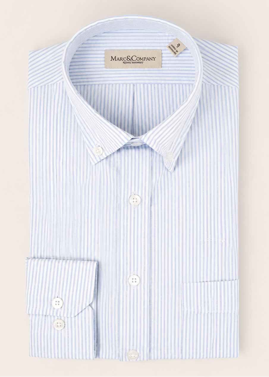 Multi Stripe Seersucker Button Down