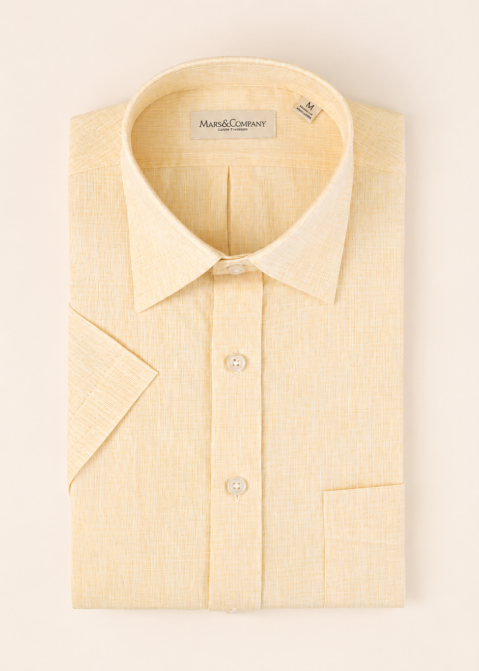Spread Collar Short Sleeve