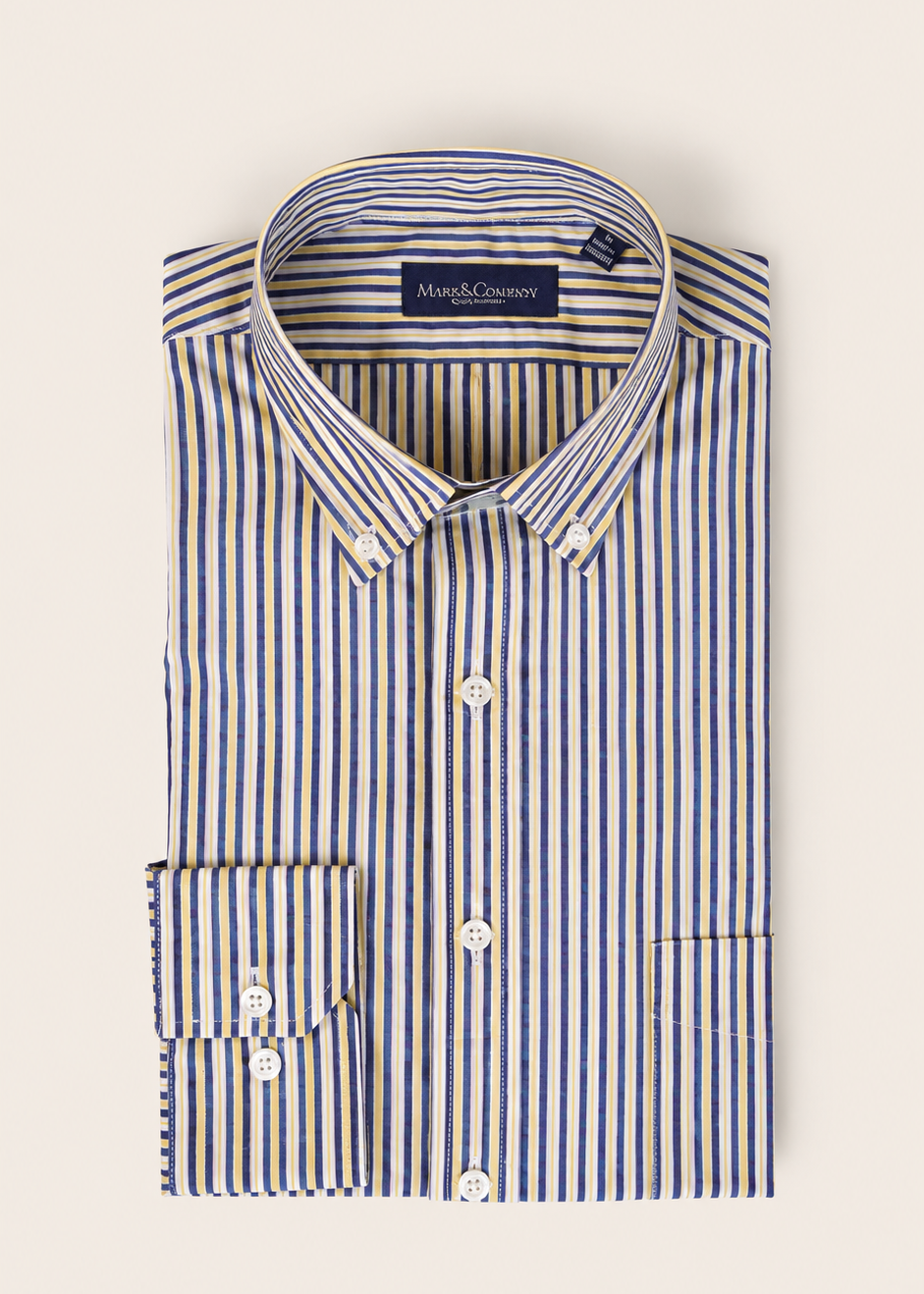 Multi Stripe Blue & Yellow
