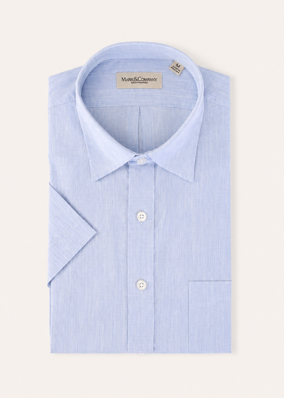 Spread Collar Short Sleeve