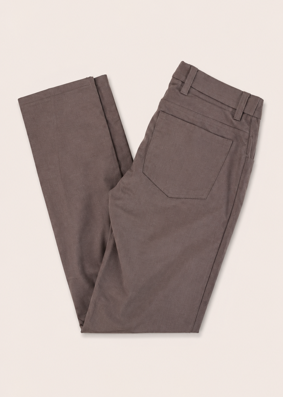 Twill Taupe Stretch Pants